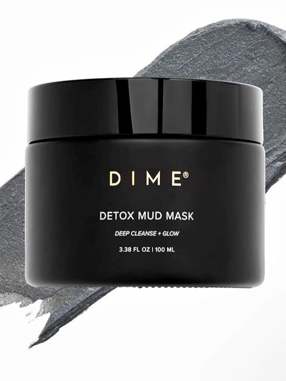 DIME Beauty Detox Mud Mask - Dead Sea Mud Mask, 3.38 oz